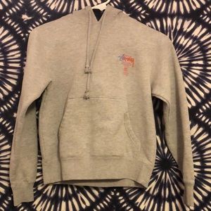 Stussy grey hoodie